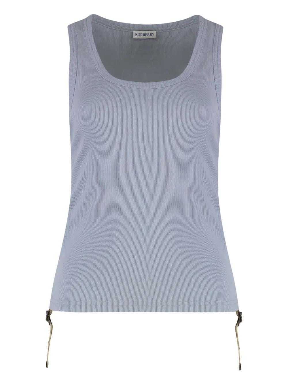 Burberry Geribbelde tanktop Grijs