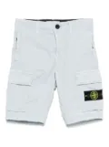 Stone Island Junior Compass-motif shorts - Blue
