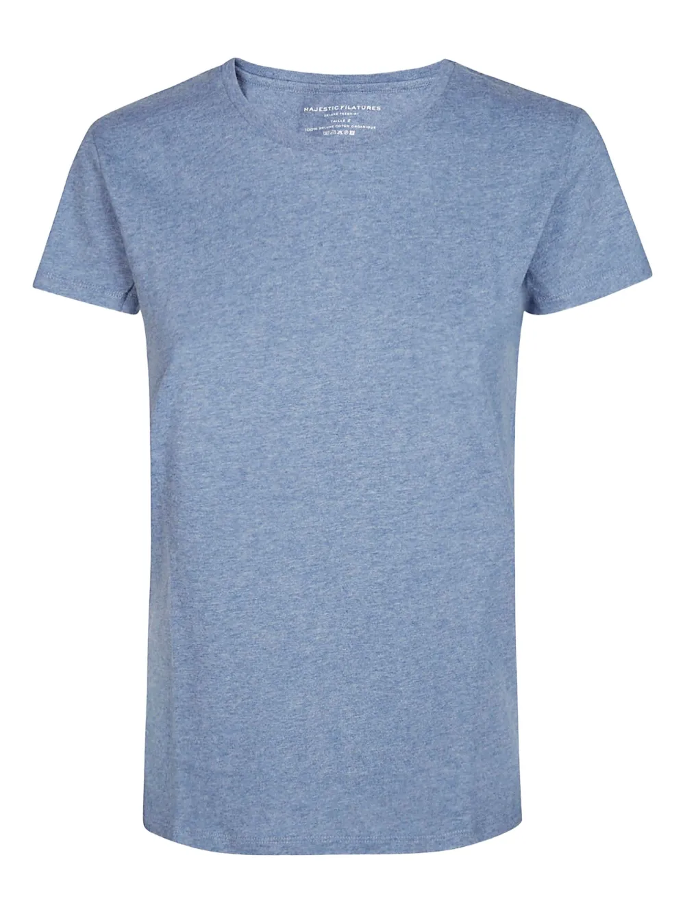 Majestic Filatures T-shirt van biologisch katoen Blauw