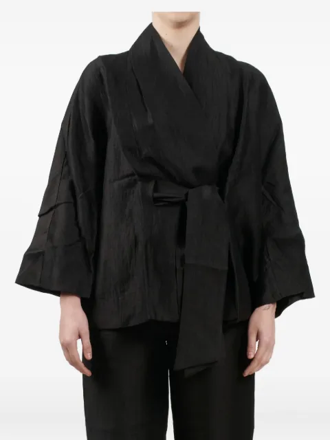 ALPHA STUDIO tie-fastening jacket 
