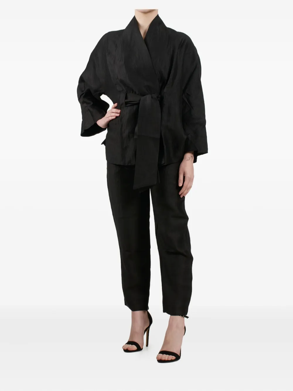 ALPHA STUDIO tie-fastening jacket | Oversized Jackets | Image 2