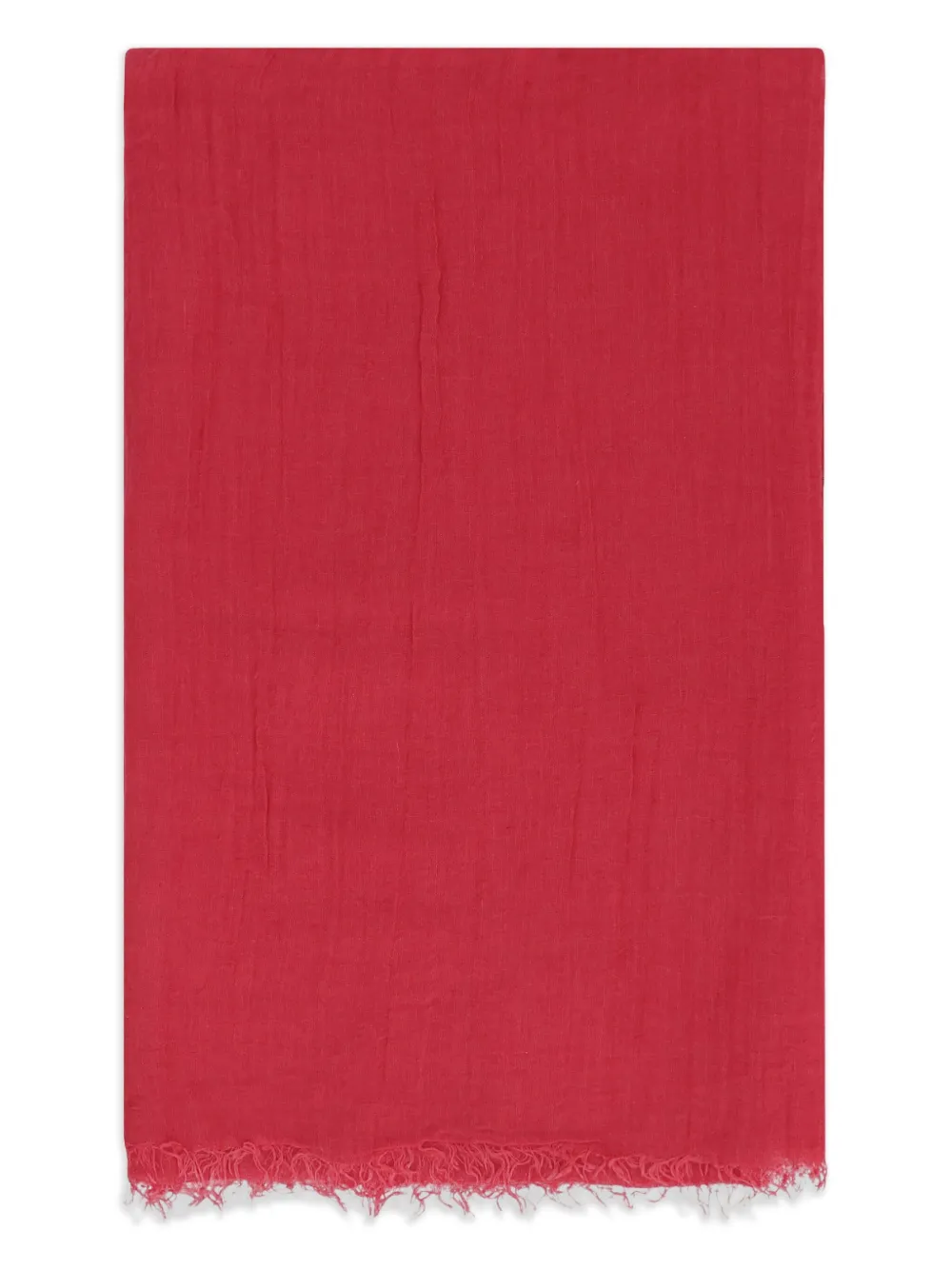 Rick Owens rushed scarf | Red | Image 1