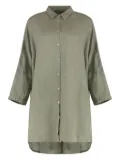 120% Lino button-up shirt - Green