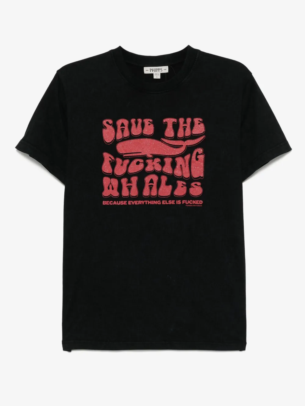 Stain Shade graphic-print T-shirt | Black | Image 1