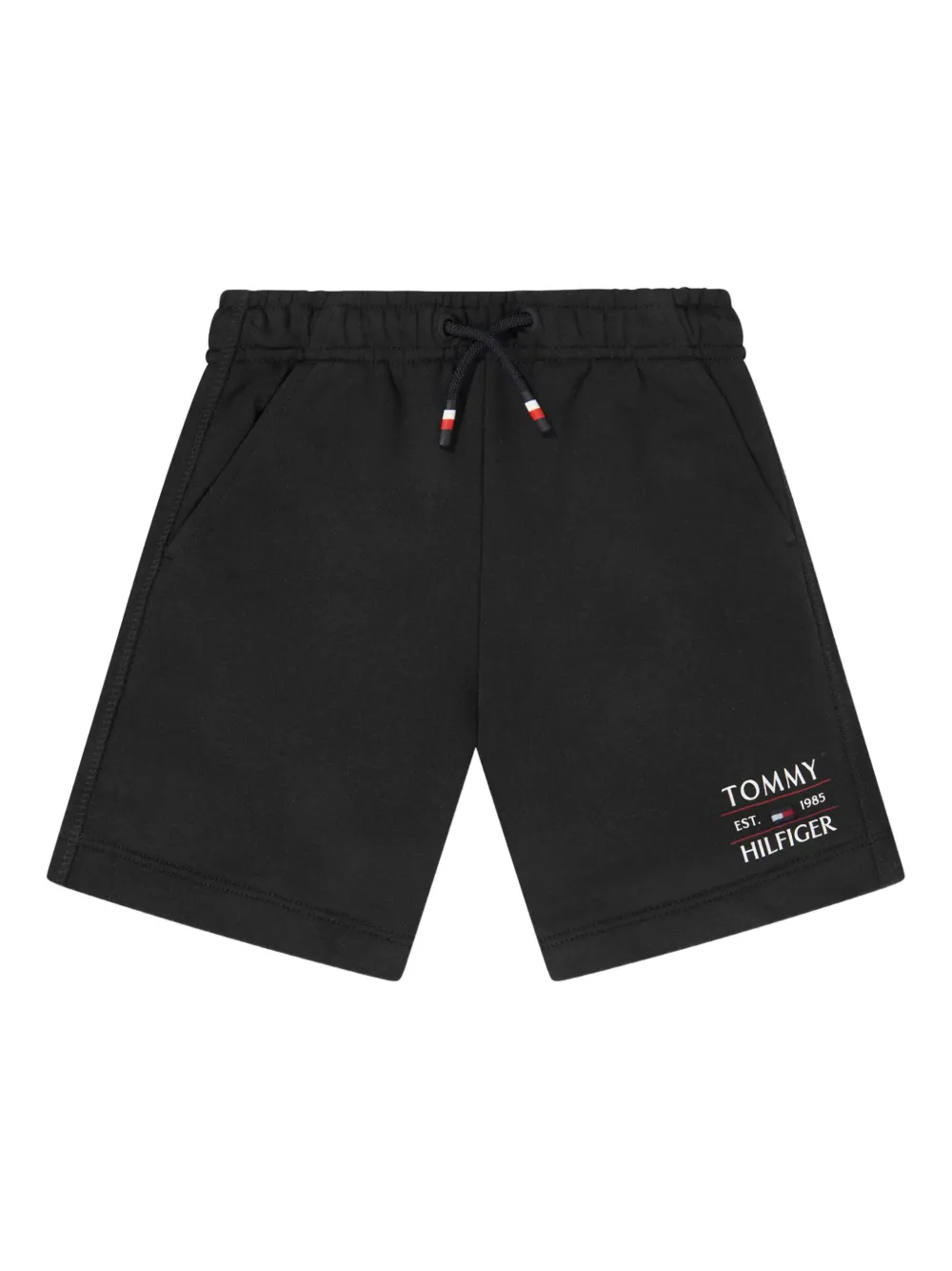 Tommy Hilfiger Junior logo-print shorts Zwart