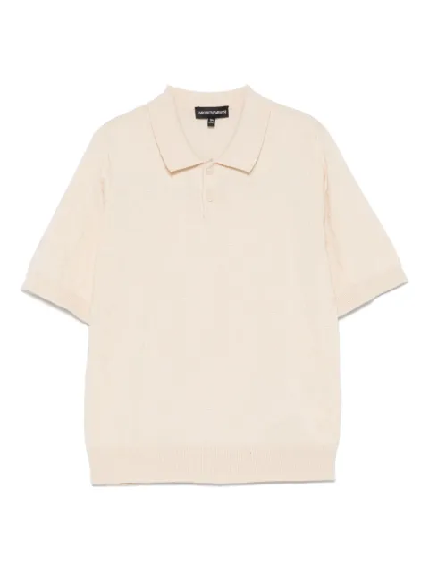 Emporio Armani Kids logo-jacquard polo shirt