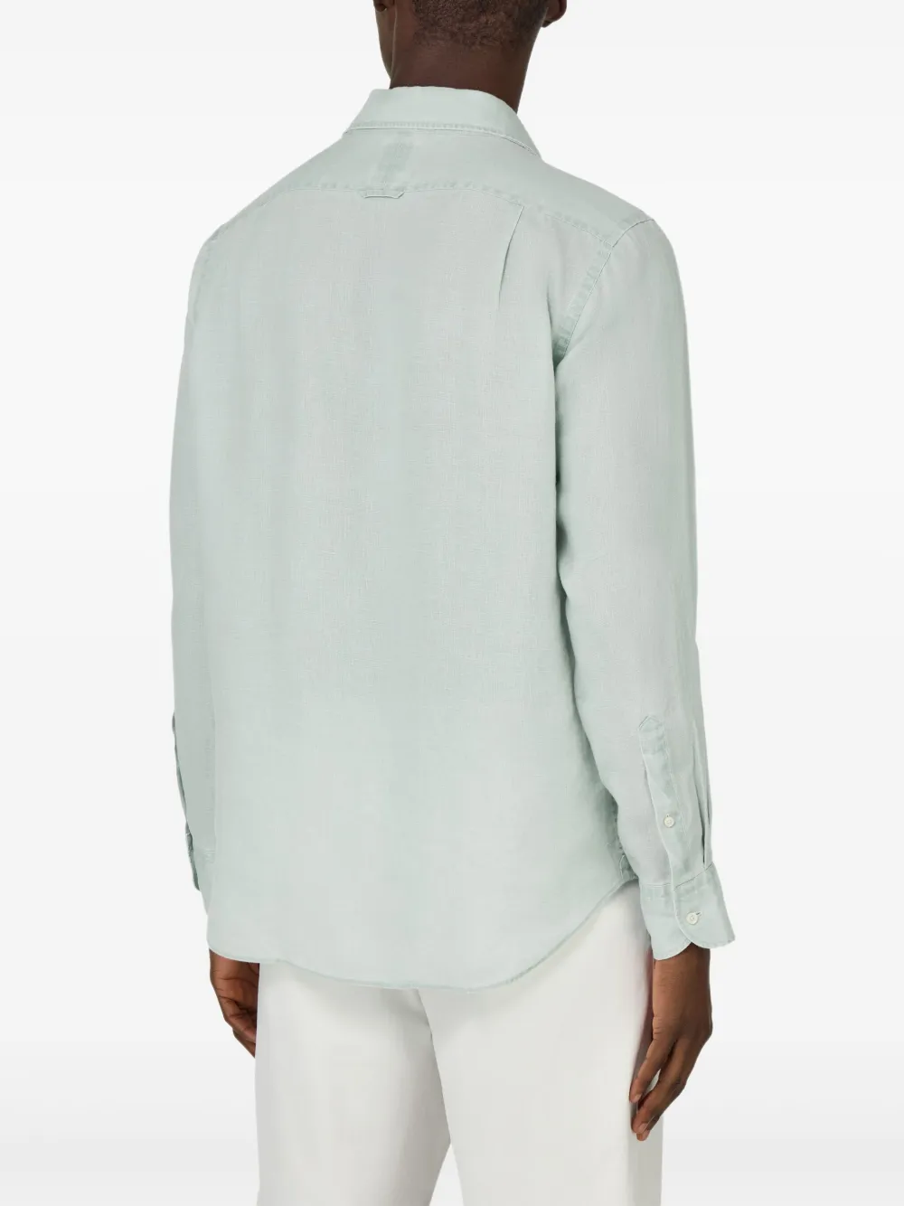 Boggi Milano linen shirt Groen