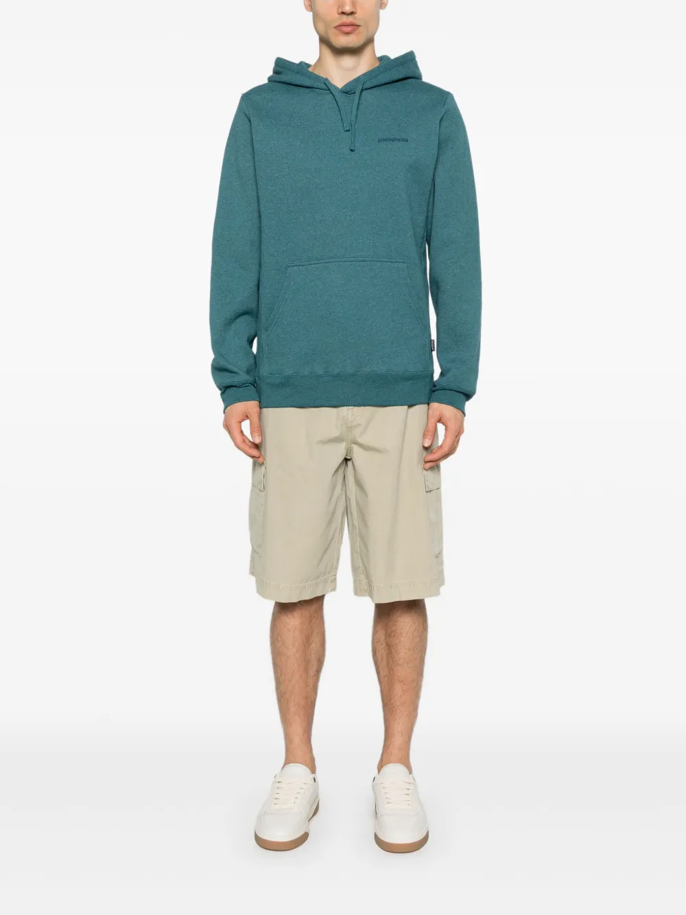 Patagonia Boardshort hoodie met logo Groen