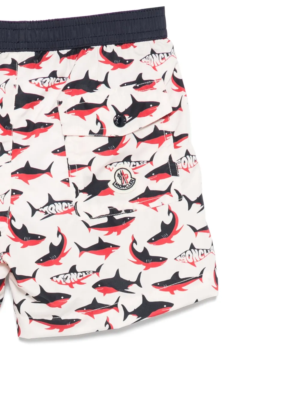 Moncler Enfant shark-print swim shorts | Swim Shorts & Trunks | Image 2