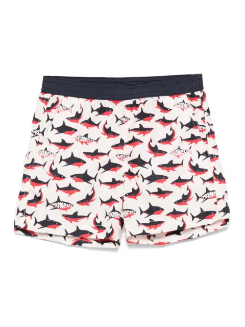 Moncler Enfant shark-print swim shorts