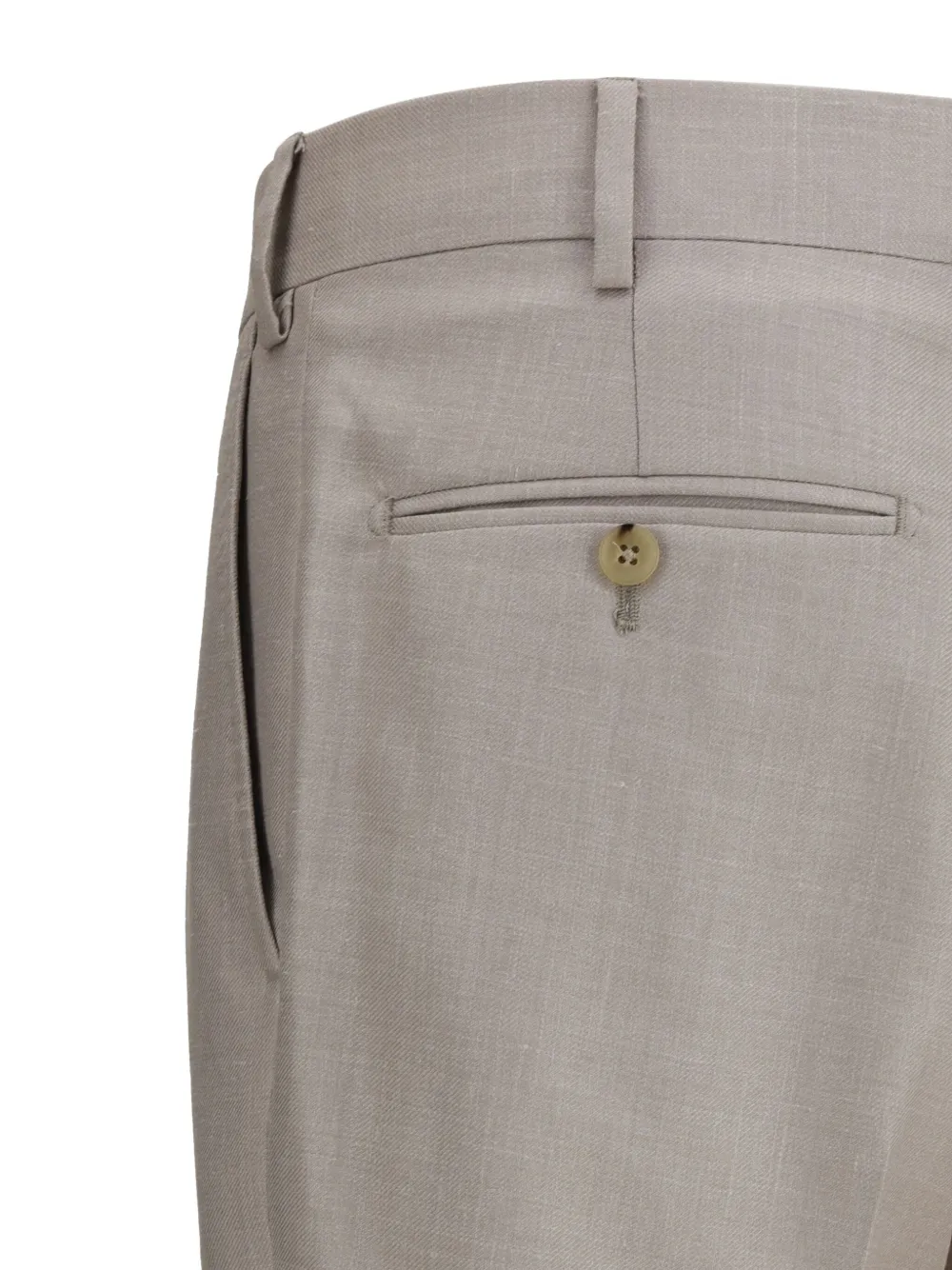 Gi Capri Virgin Wool Suit In Neutral