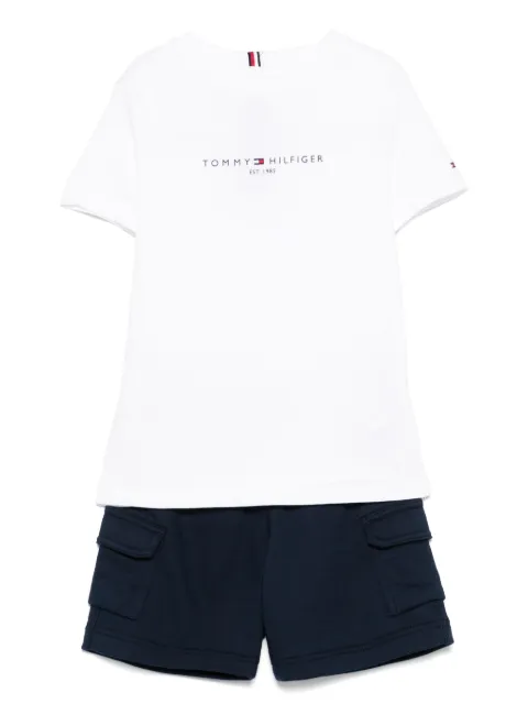 Tommy Hilfiger Junior logo-print shorts set
