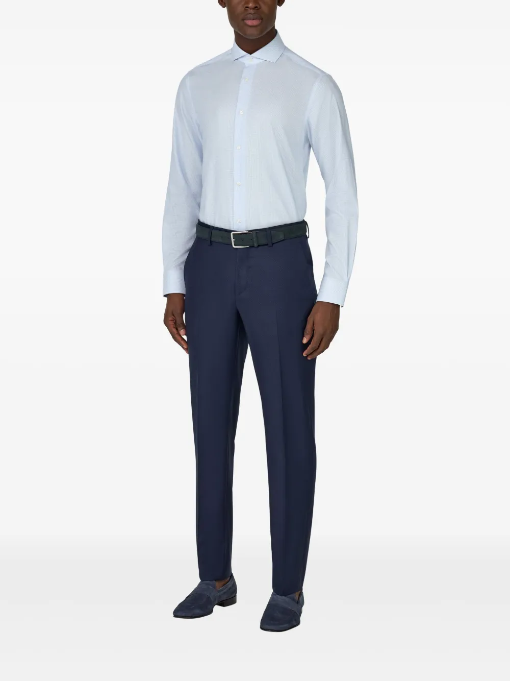 Boggi Milano slim-fit cotton shirt | Image 2