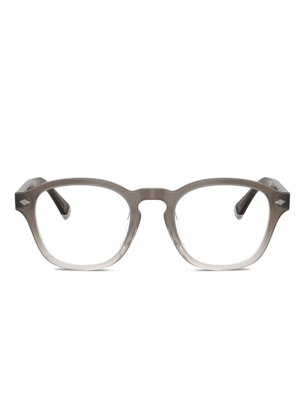 Brunello Cucinelli Bril met rond montuur Bruin