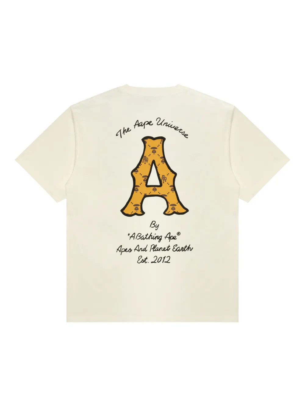AAPE BY *A BATHING APE cotton T-shirt - Beige
