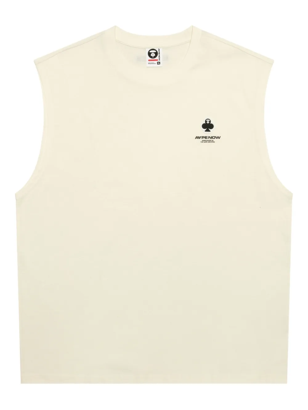 AAPE BY *A BATHING APE® logo-print tank top | Neutrals | Image 1