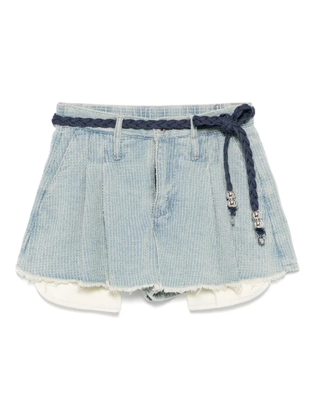 Musium Div. Denim shorts Blauw