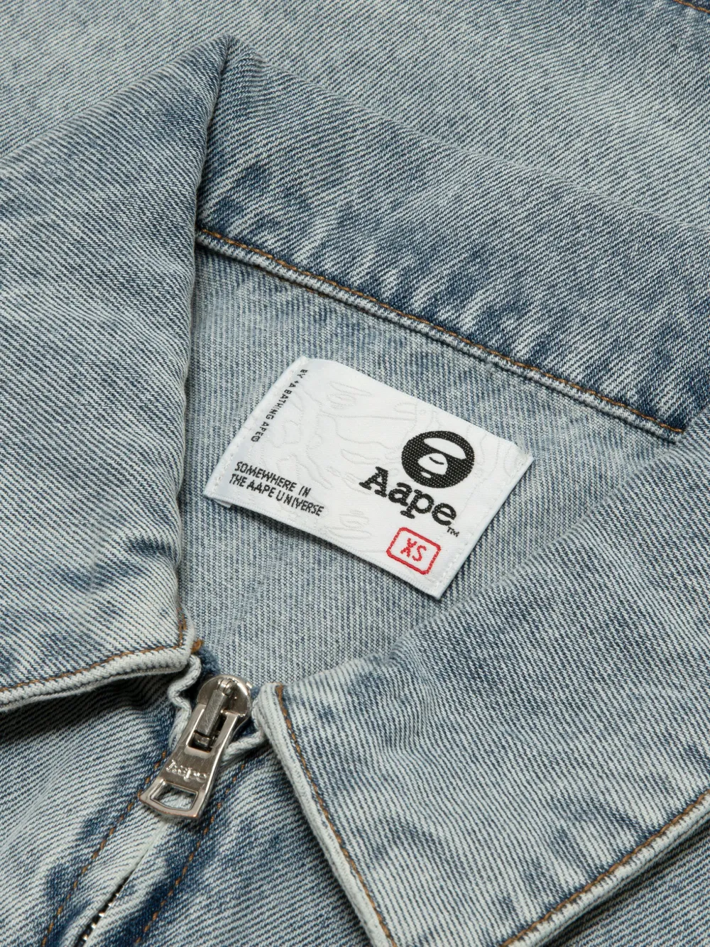 AAPE BY *A BATHING APE Cropped blouse Blauw