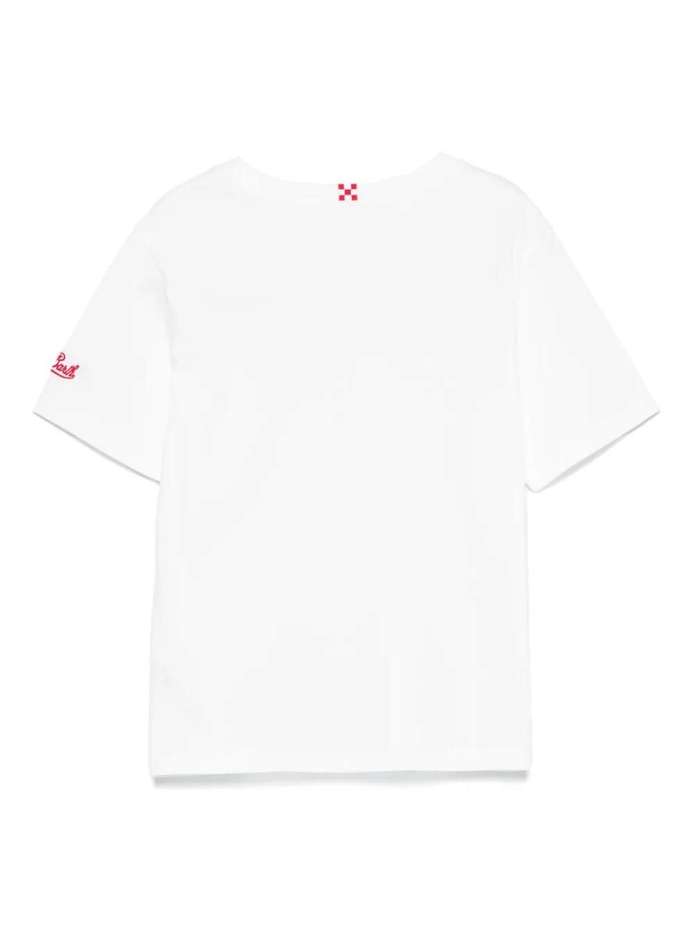 MC2 Saint Barth Kids Piano Car T-shirt Wit
