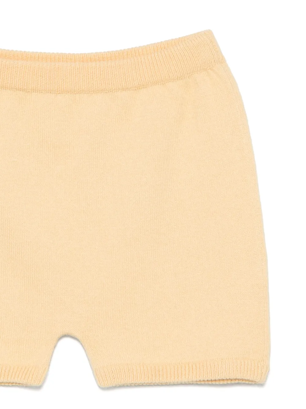 TEDDY & MINOU Shorts met geborduurd logo Geel