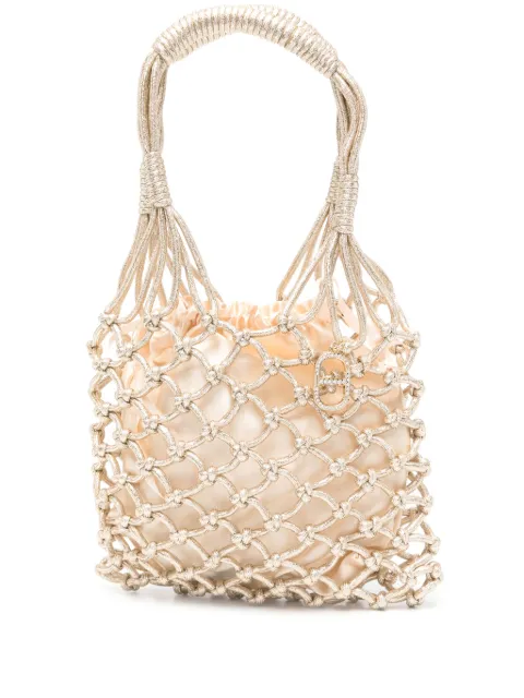 TWINSET tote corto de lúrex
