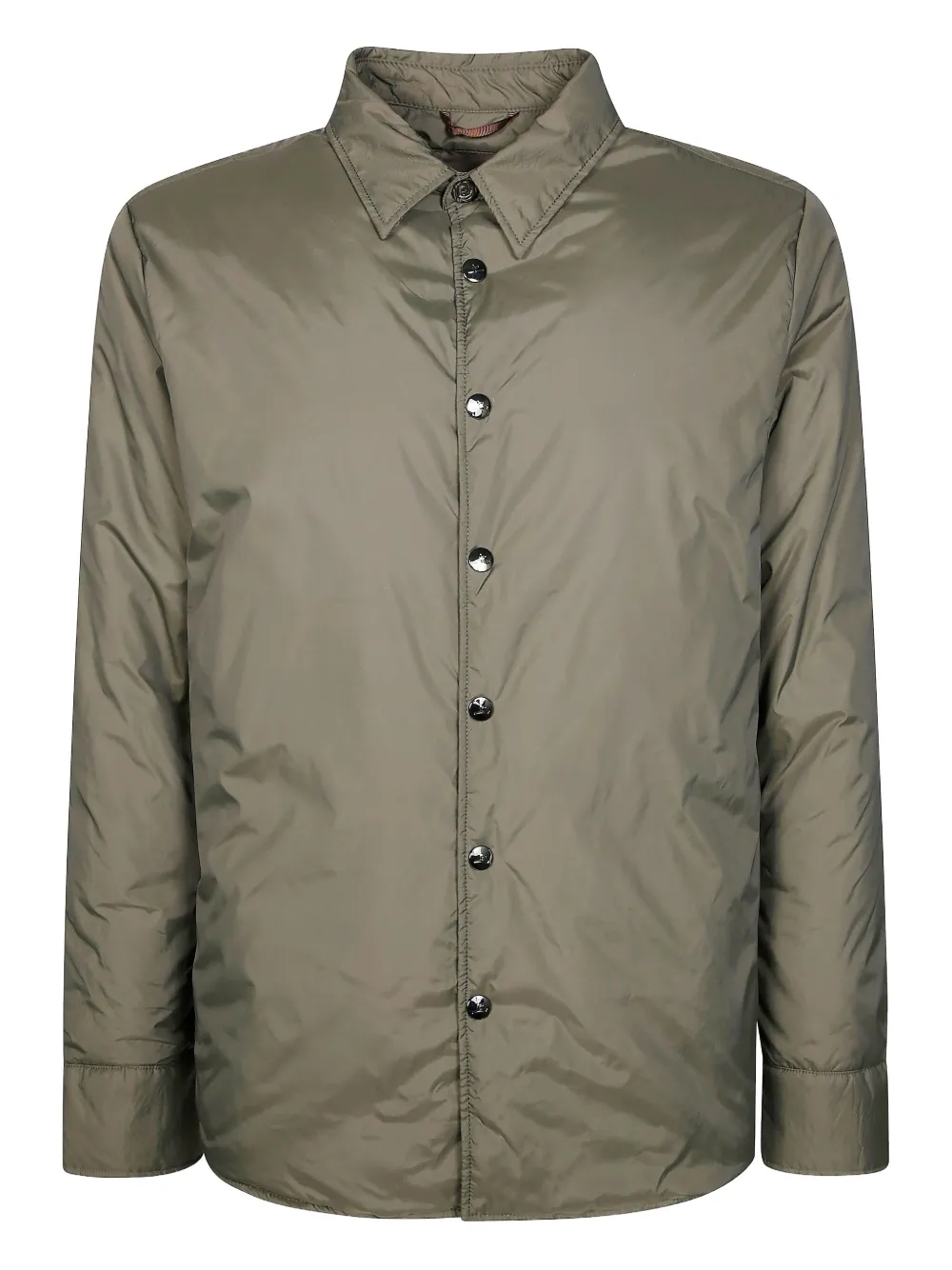 ON THE BUND technical-jersey shirt jacket | Green | Image 1