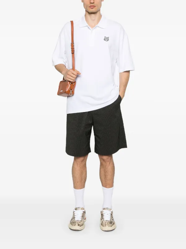 【関税&送料込】Maison Kitsune Green Cotton Bermuda Shorts 29778217_58946173_600.jpg