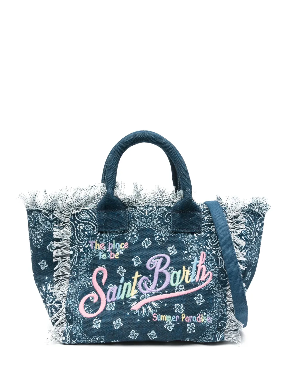 MC2 Saint Barth Colette ハンドバッグ - ブルー MC2 Saint Barth Colette ハンドバッグ - ブルー