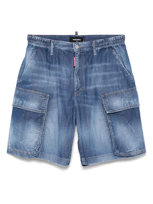 Short en jean à poches cargo - DSQUARED2 - Modalova