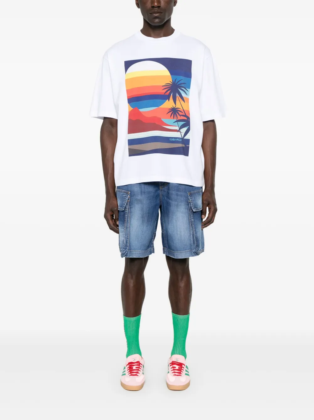 DSQUARED2 denim cargo shorts | Cargo Shorts | Image 2