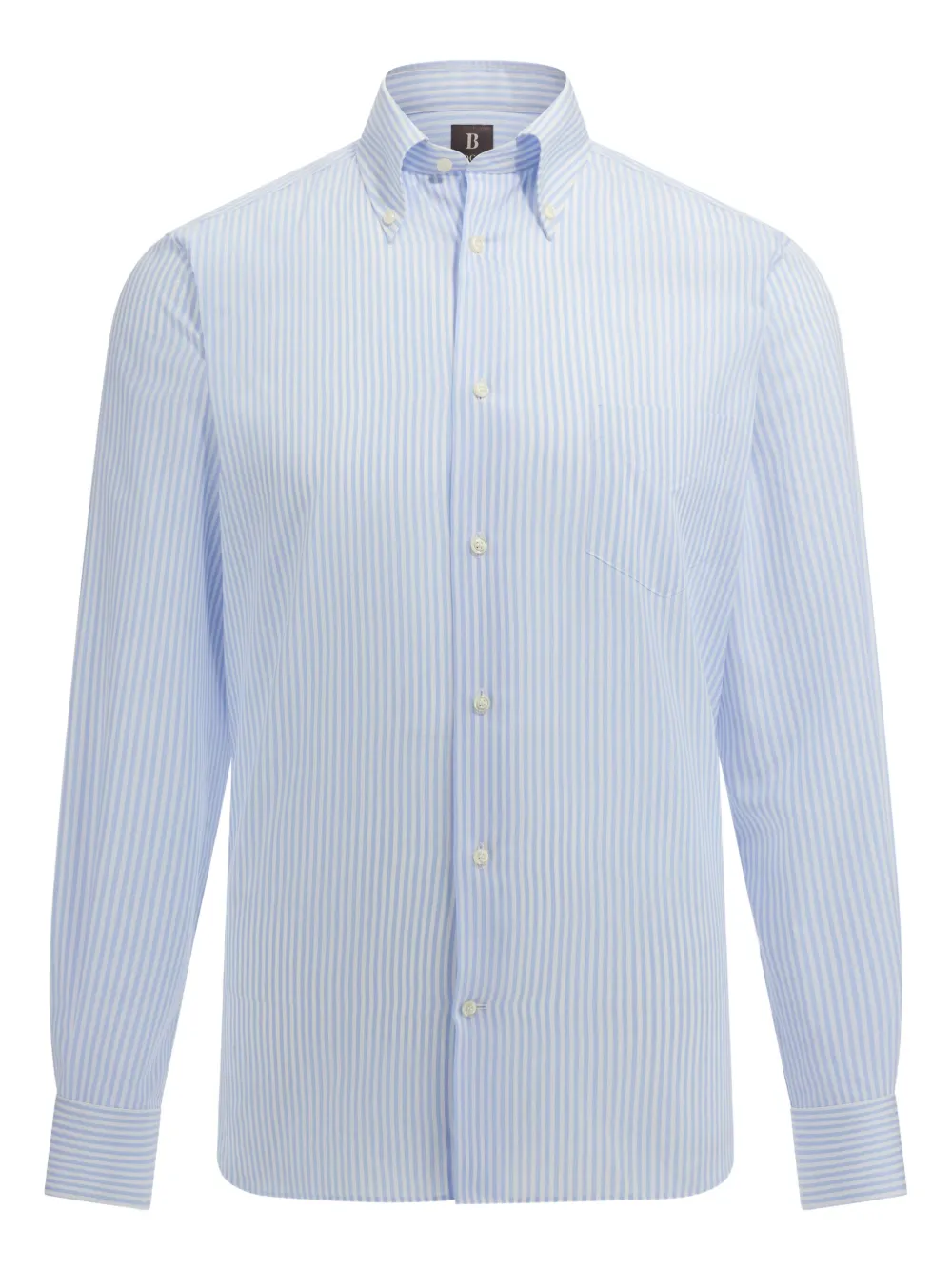 Boggi Milano regular-fit striped shirt | Blue | Image 1
