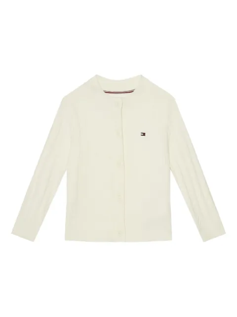 Tommy Hilfiger cárdigan con logo bordado y botones
