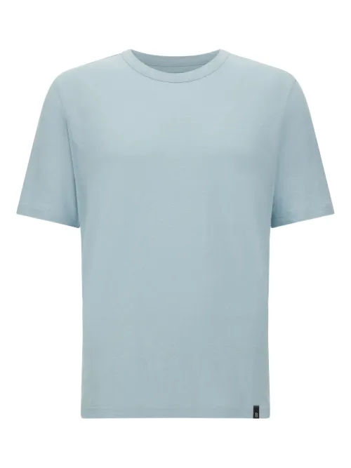 T-shirt en lin à design stretch - Boggi Milano - Modalova