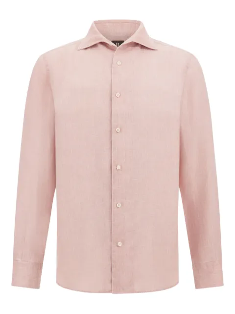 Boggi Milano regular-fit linen shirt