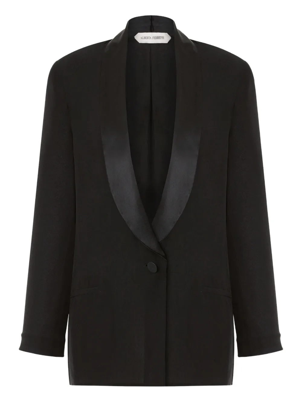 Alberta Ferretti single-breasted blazer | Black | Image 1