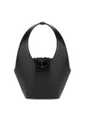 Alberta Ferretti sculptural leather tote bag - Black