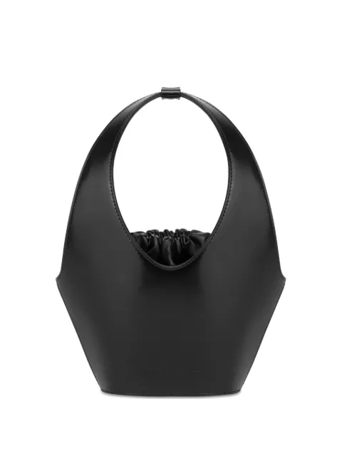 Alberta Ferretti tote escultural de piel