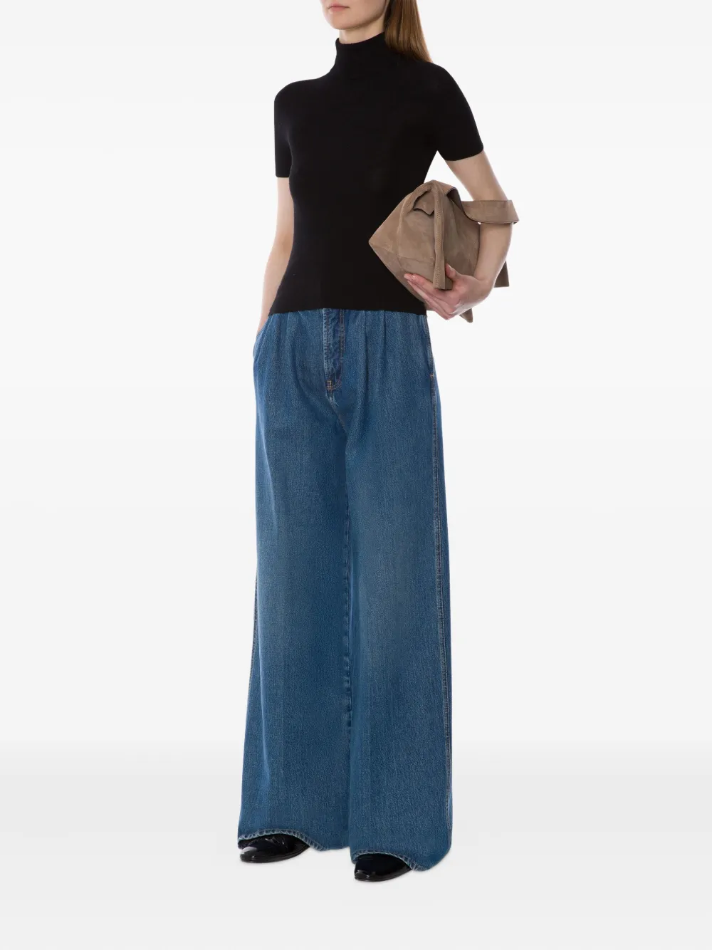 Alberta Ferretti top con cuello vuelto | Tops tejidos | Image 2