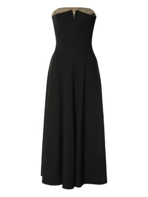 maison margiela semi-sheer netted maxi dress Maison Margiela Semi-Sheer Netted Maxi Dress In Black - 50% Off