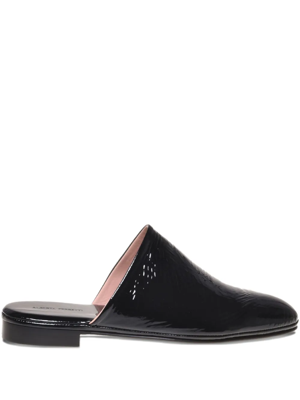 Alberta Ferretti leather mules | Black | Image 1