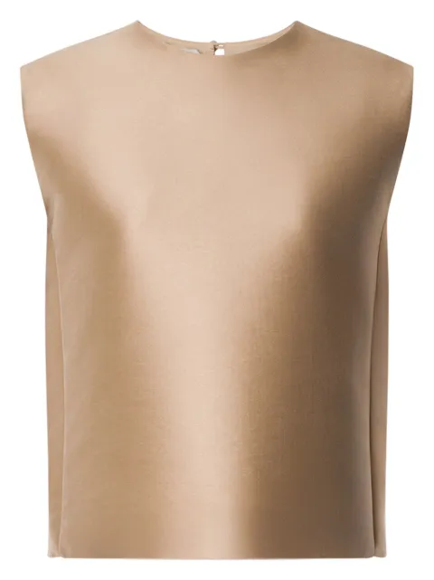 Alberta Ferretti top satinado