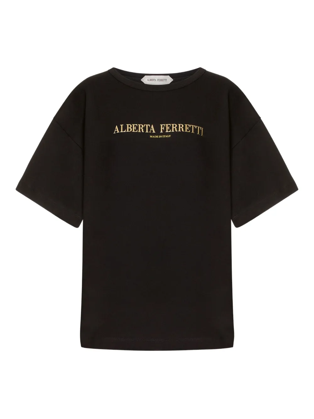 Alberta Ferretti cotton T-shirt | Black | Image 1