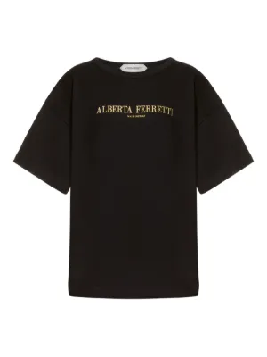 Jil Sander Logo T-shirt | Black | FARFETCH RO