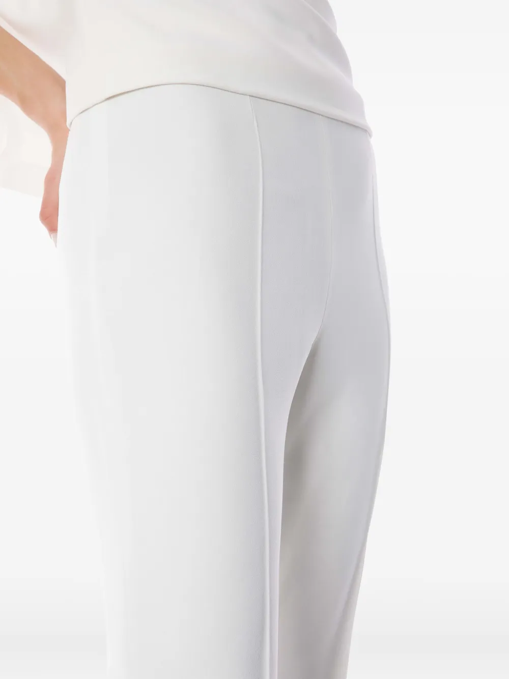 Alberta Ferretti Tailored Trousers In White