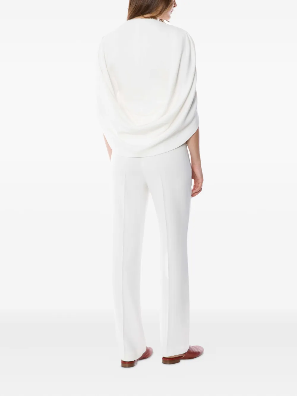Alberta Ferretti Pantalon - Wit