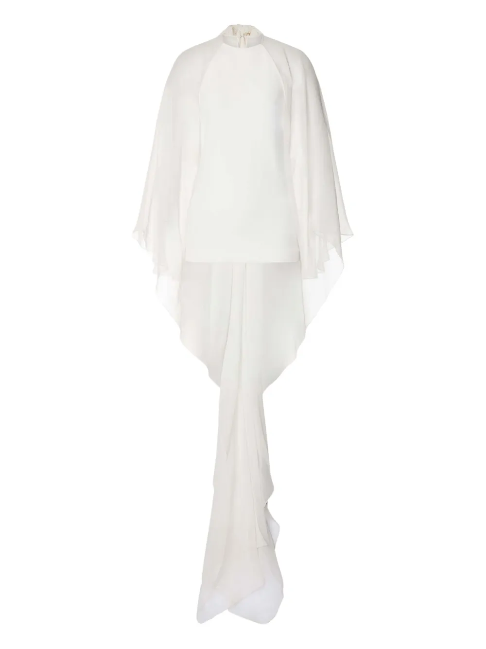 Alberta Ferretti cape-design blouse | White | Image 1