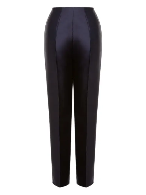 Alberta Ferretti satin tailored trousers