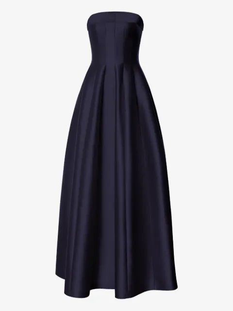 Alberta Ferretti シルクサテンドレス