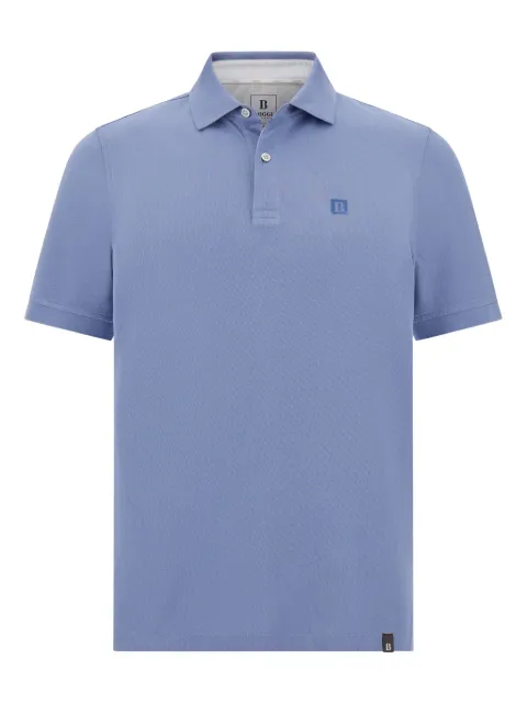 Boggi Milano cotton piqué polo shirt