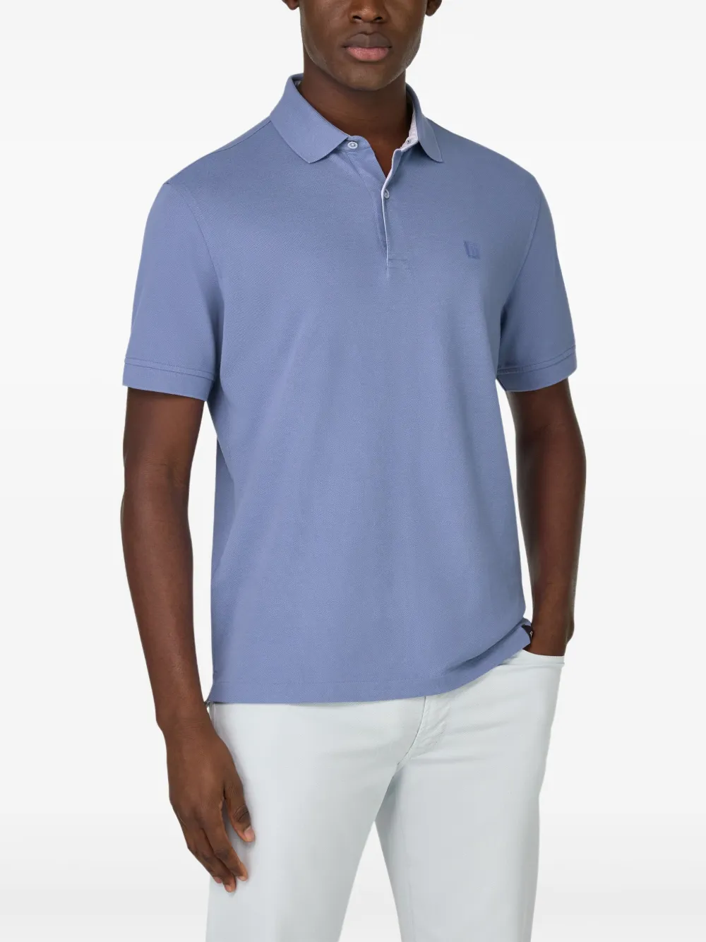 Boggi Milano Piqué poloshirt Blauw